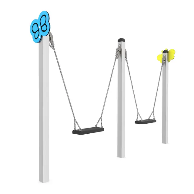 Swing dobbelthuske sommerfugl L36 x B300 x H180 cm 