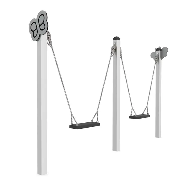 Swing dobbelthuske sommerfugl L36 x B300 x H180 cm 