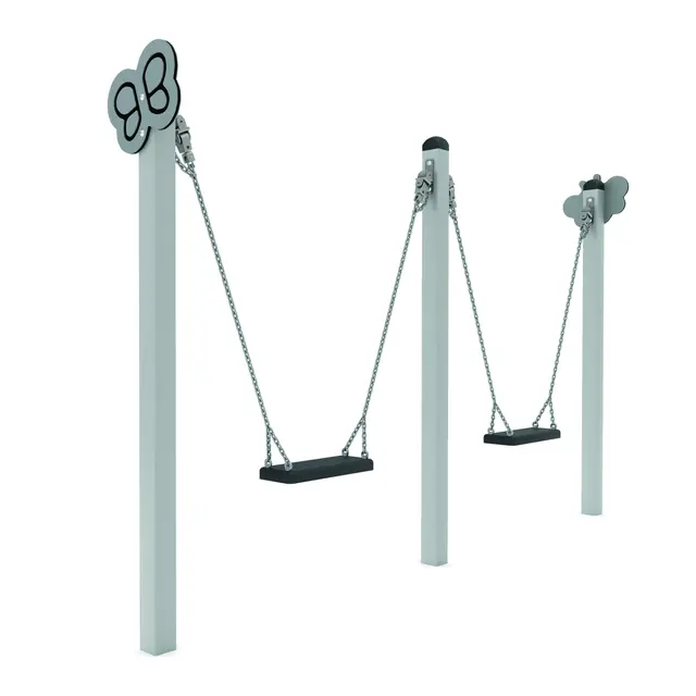 Swing dobbelthuske sommerfugl L36 x B300 x H180 cm 