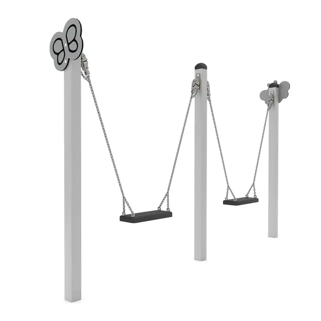 Swing dobbelthuske sommerfugl L36 x B300 x H180 cm 