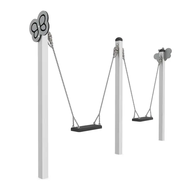 Swing dobbelthuske sommerfugl L36 x B300 x H180 cm 