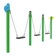 Swing trippelhuske sommerfugl L40 x B440 x H180 cm