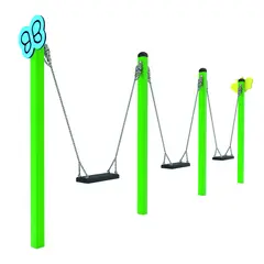 Swing trippelhuske sommerfugl L40 x B440 x H180 cm