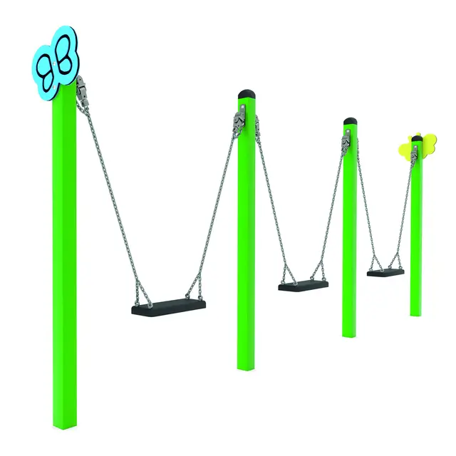 Swing trippelhuske sommerfugl L40 x B440 x H180 cm 