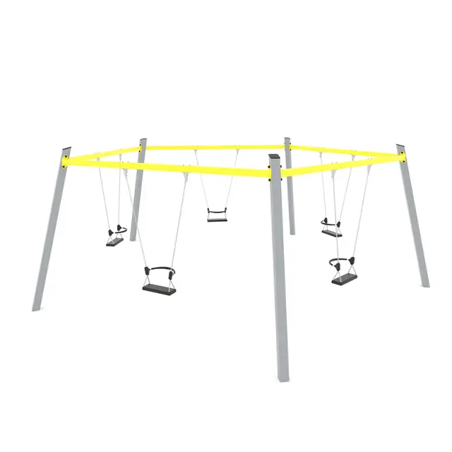 Swing femkantet huskestativ L640 x B610 x H235 cm 