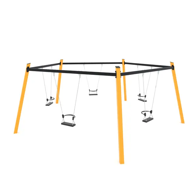 Swing femkantet huskestativ L640 x B610 x H235 cm 