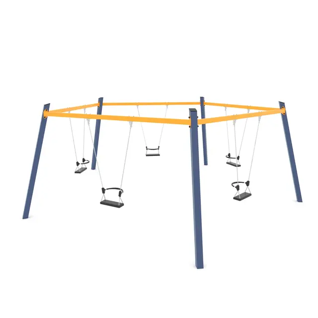 Swing femkantet huskestativ L640 x B610 x H235 cm 
