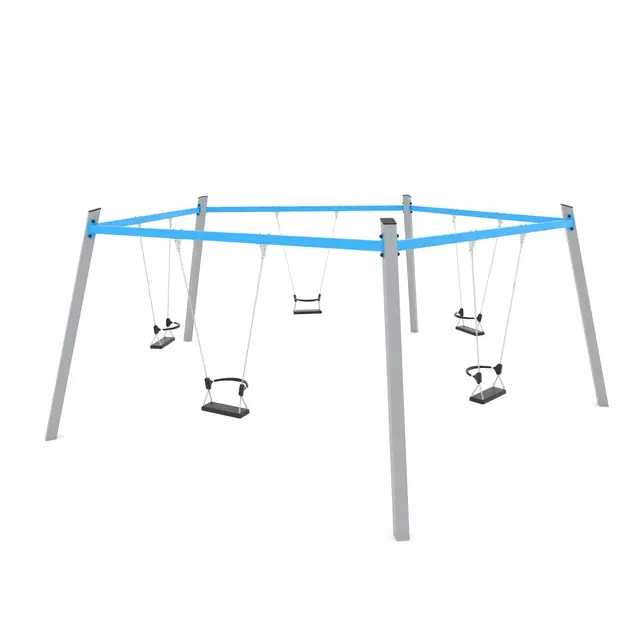 Swing femkantet huskestativ L640 x B610 x H235 cm 