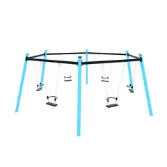 Swing sekskantet huskestativ L560 x B640 x H235 cm
