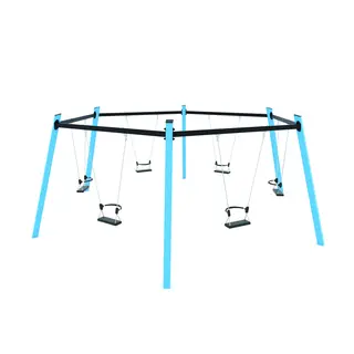 Swing sekskantet huskestativ L560 x B640 x H235 cm