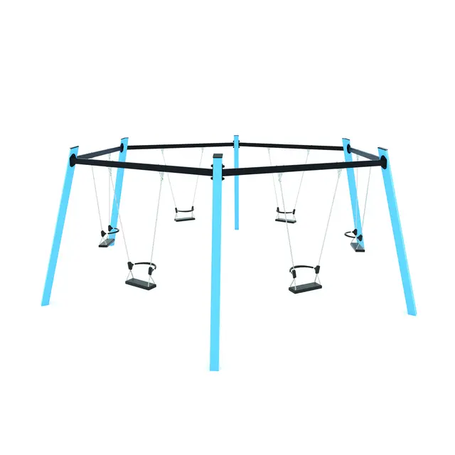 Swing sekskantet huskestativ L560 x B640 x H235 cm 