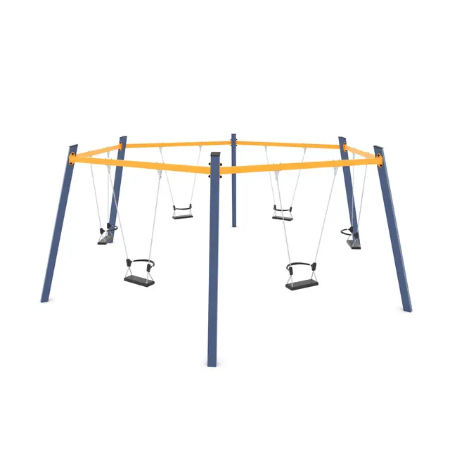 Swing sekskantet huskestativ L560 x B640 x H235 cm 