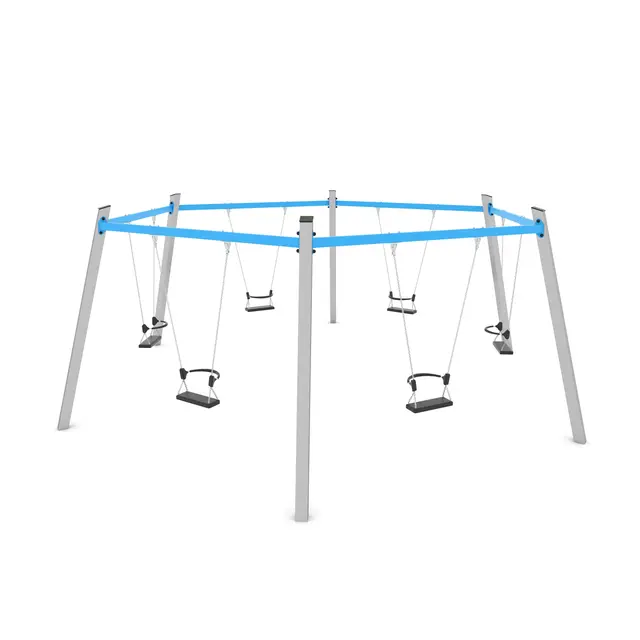 Swing sekskantet huskestativ L560 x B640 x H235 cm 