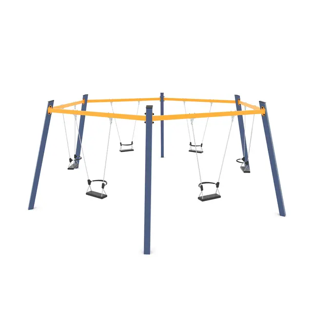 Swing sekskantet huskestativ L560 x B640 x H235 cm 