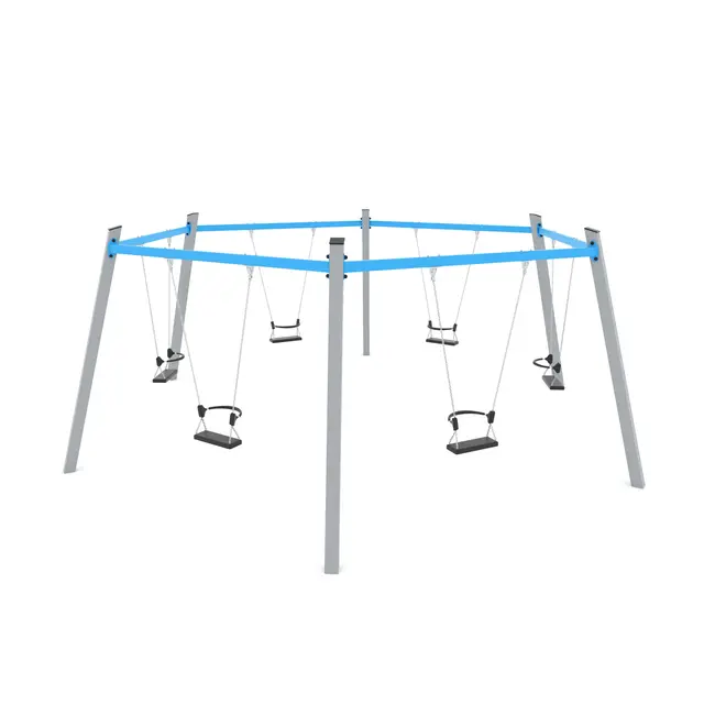 Swing sekskantet huskestativ L560 x B640 x H235 cm 