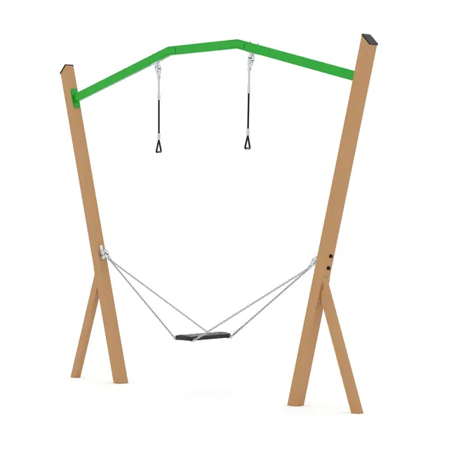 Swing ståhuske L55 x B400 x H320 cm 