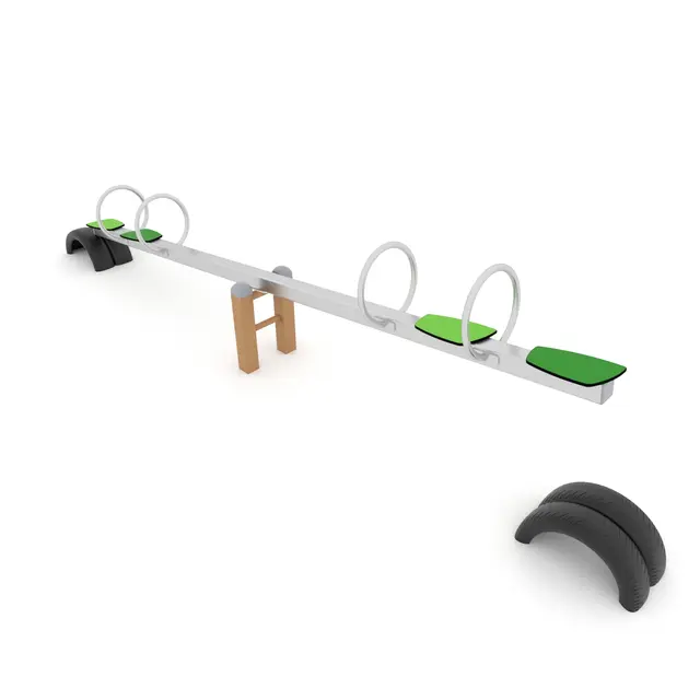 Swing dobbel dumphuske L380 x B40 x H90 cm 