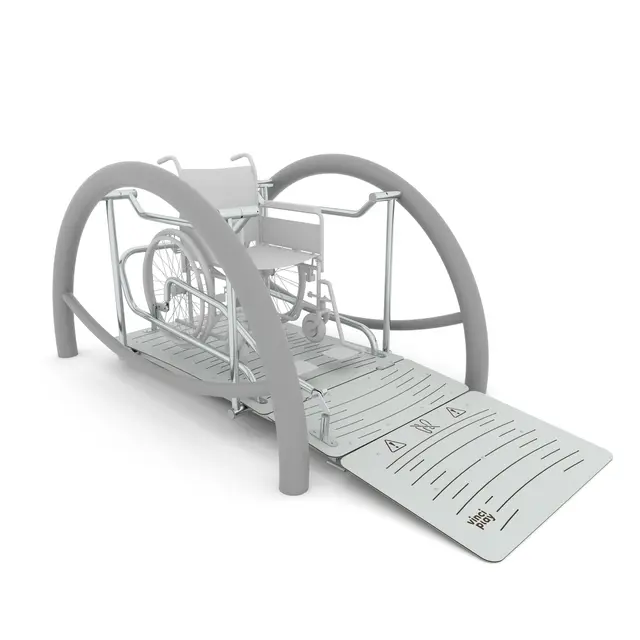 Swing rullestolhuske L290 x B150 x H120 cm 
