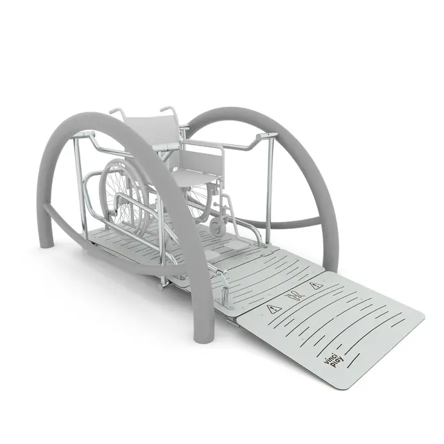 Swing rullestolhuske L290 x B150 x H120 cm 