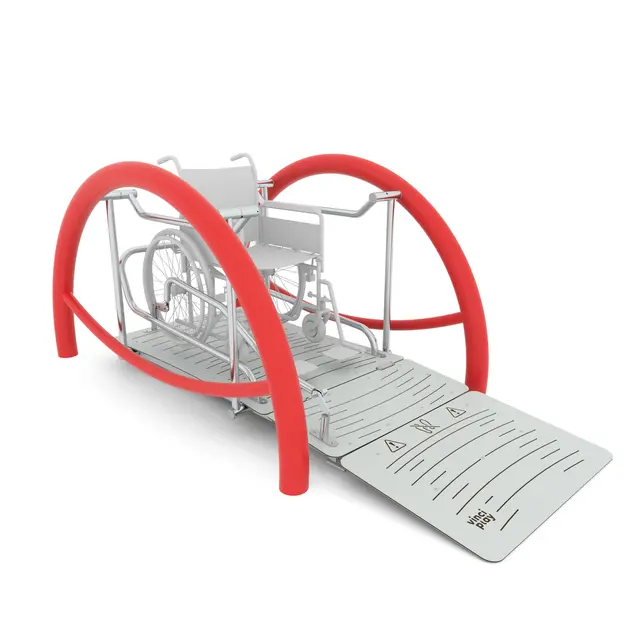 Swing rullestolhuske L290 x B150 x H120 cm 