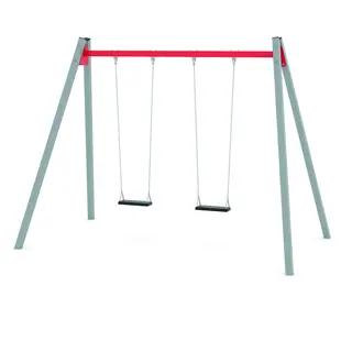Swing dobbelt huskestativ L225 x B375 x H275 cm
