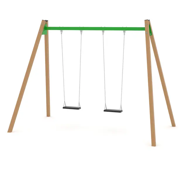 Swing dobbelt huskestativ L225 x B375 x H275 cm 