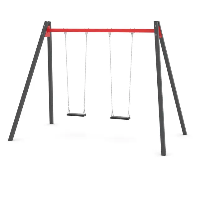 Swing dobbelt huskestativ L225 x B375 x H275 cm 
