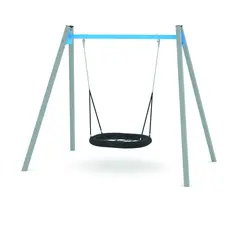 Swing klassisk fuglerede L225 x B335 x H275 cm