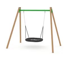 Swing klassisk fuglerede L225 x B335 x H275 cm