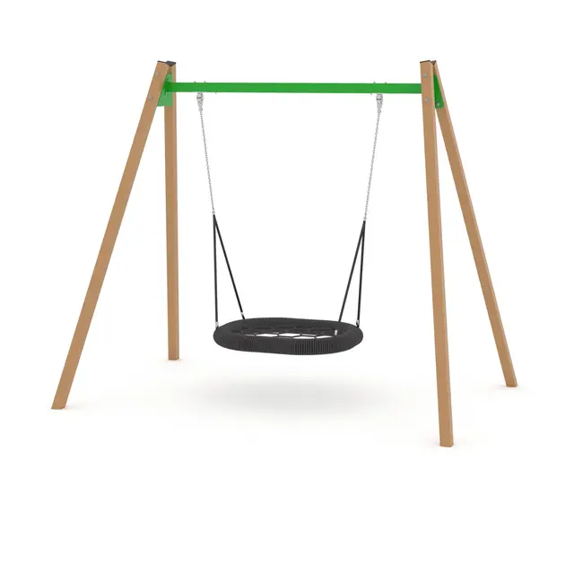 Swing klassisk fuglerede L225 x B335 x H275 cm 