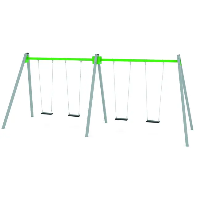 Swing firedobbelt huskestativ L225 x B675 x H275 cm 