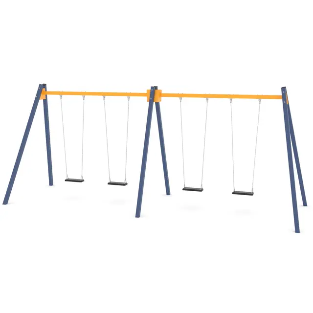 Swing firedobbelt huskestativ L225 x B675 x H275 cm 