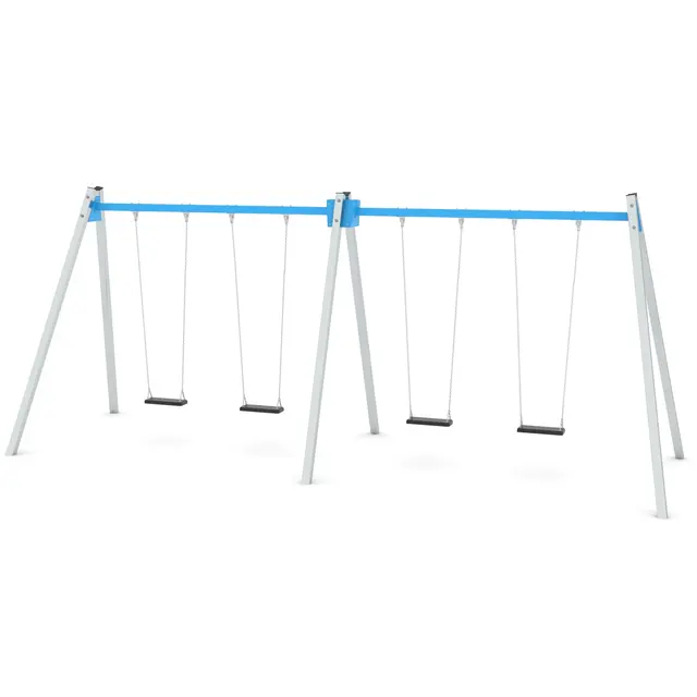 Swing firedobbelt huskestativ L225 x B675 x H275 cm 