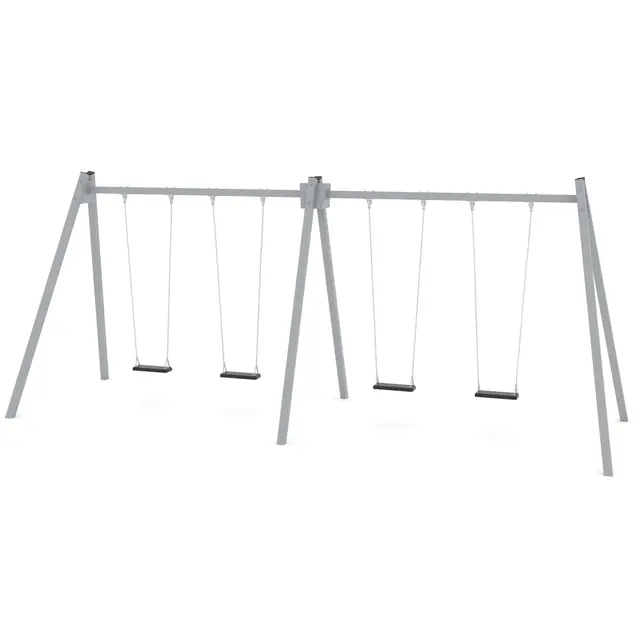 Swing firedobbelt huskestativ L225 x B675 x H275 cm 