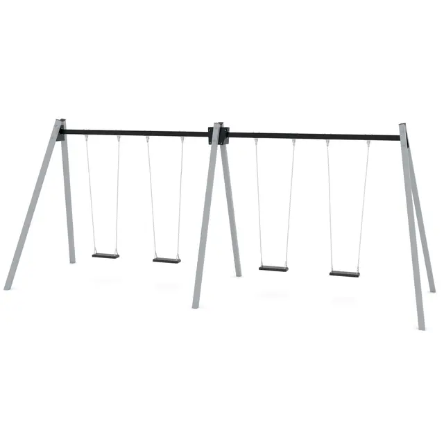 Swing firedobbelt huskestativ L225 x B675 x H275 cm 