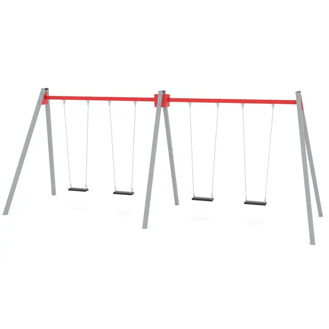 Swing firedobbelt huskestativ L225 x B675 x H275 cm 