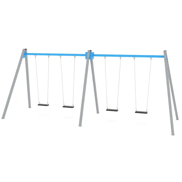 Swing firedobbelt huskestativ L225 x B675 x H275 cm 