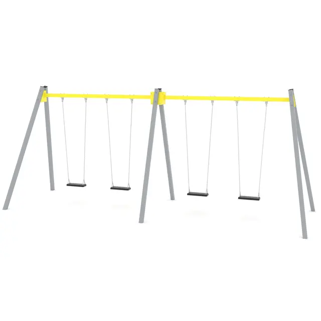 Swing firedobbelt huskestativ L225 x B675 x H275 cm 