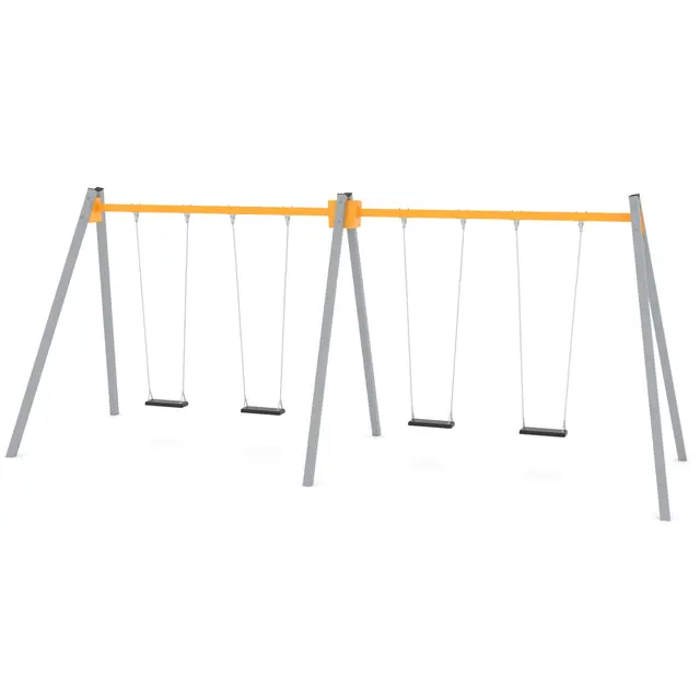 Swing firedobbelt huskestativ L225 x B675 x H275 cm 