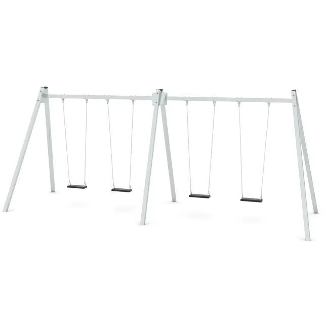 Swing firedobbelt huskestativ L225 x B675 x H275 cm 