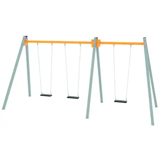 Swing trippelt huskestativ L225 x B560 x H275 cm