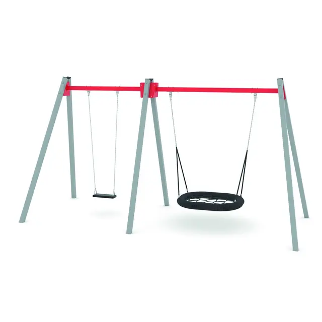 Swing kombo huskestativ L230 x B565 x H275 cm 