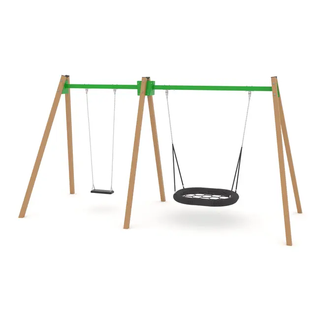 Swing kombo huskestativ L230 x B565 x H275 cm 