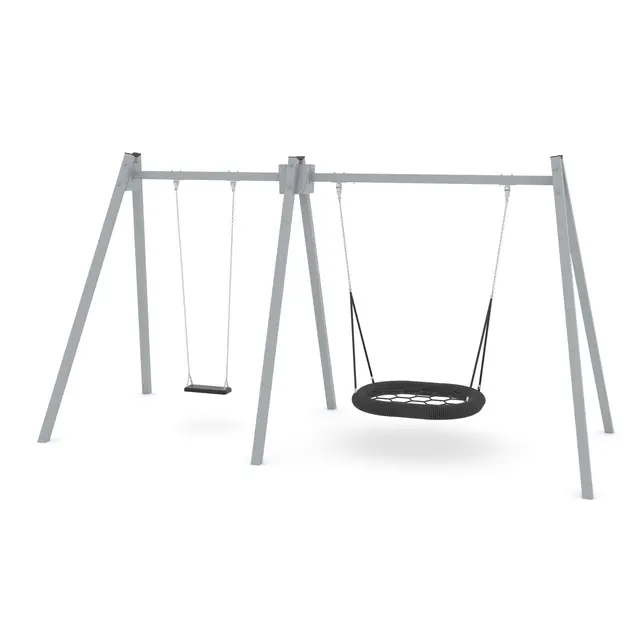 Swing kombo huskestativ L230 x B565 x H275 cm 