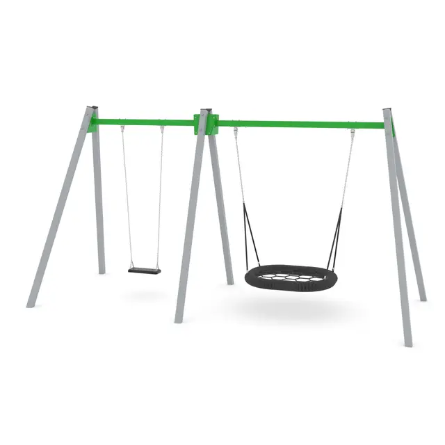 Swing kombo huskestativ L230 x B565 x H275 cm 