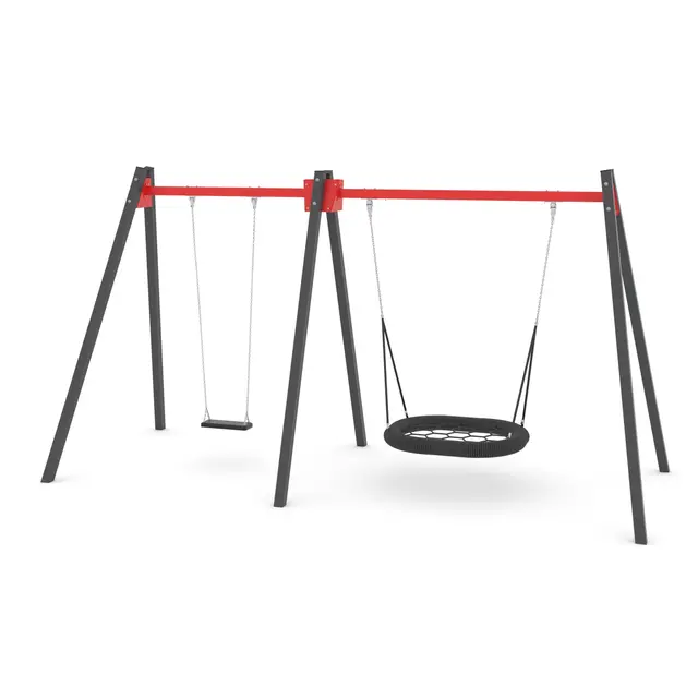 Swing kombo huskestativ L230 x B565 x H275 cm 