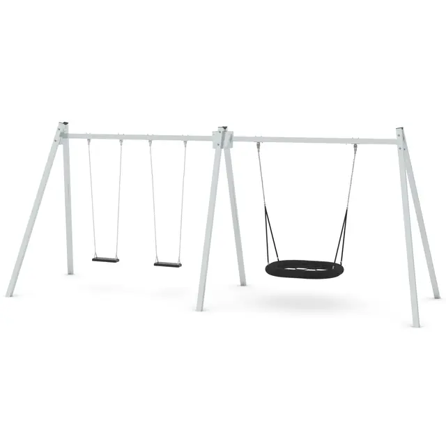 Swing kombo huskestativ 2 L225 x B675 x H275 cm 