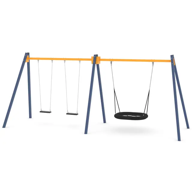 Swing kombo huskestativ 2 L225 x B675 x H275 cm 