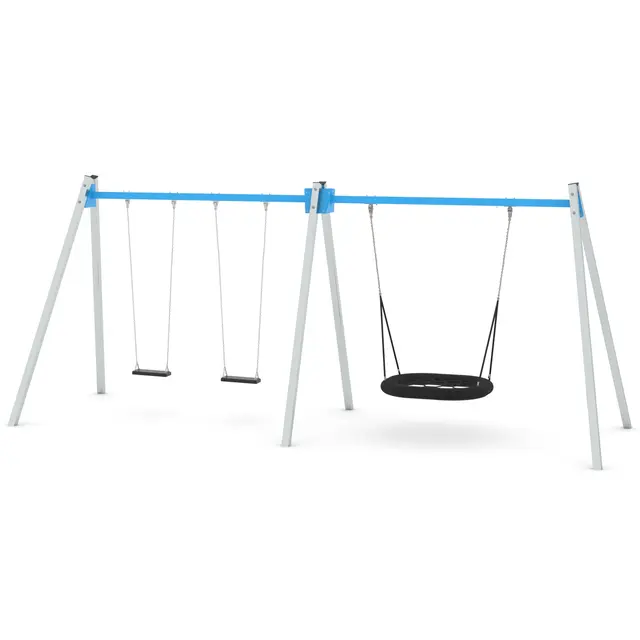 Swing kombo huskestativ 2 L225 x B675 x H275 cm 