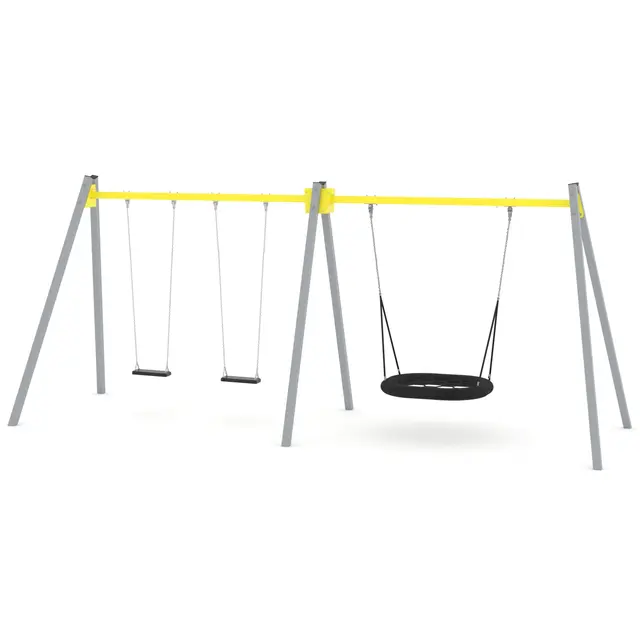 Swing kombo huskestativ 2 L225 x B675 x H275 cm 